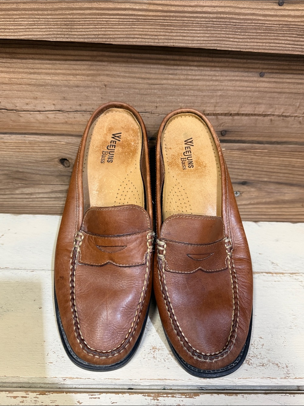 Bass Weejuns ‘Peggy’ Penny Mules - Picture 8 of 10